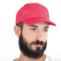 Red - Back - Atlantis Start 6 Panel Baseball Cap (Pack of 2)