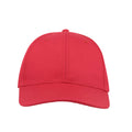 Red - Side - Atlantis Start 6 Panel Baseball Cap (Pack of 2)