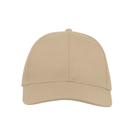Khaki - Back - Atlantis Start 6 Panel Baseball Cap (Pack of 2)
