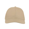 Khaki - Back - Atlantis Start 6 Panel Baseball Cap (Pack of 2)