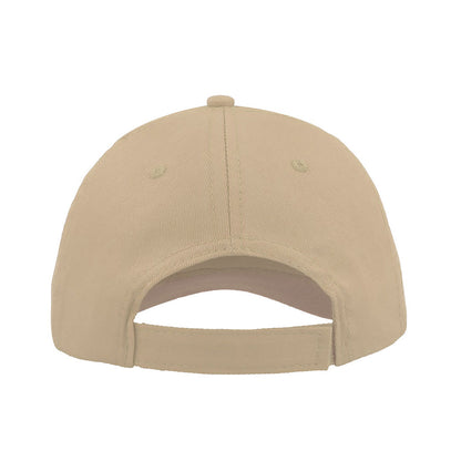 Khaki - Side - Atlantis Start 6 Panel Baseball Cap (Pack of 2)