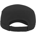 Black - Back - Atlantis Tank Brushed Cotton Military Cap (Pack of 2)