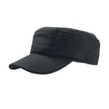 Black - Front - Atlantis Tank Brushed Cotton Military Cap (Pack of 2)