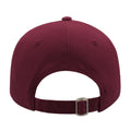 Burgundy - Side - Atlantis Cargo Weathered Visor 5 Panel Cap (Pack of 2)