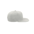 White - Lifestyle - Atlantis Snap Back Flat Visor 6 Panel Cap (Pack of 2)