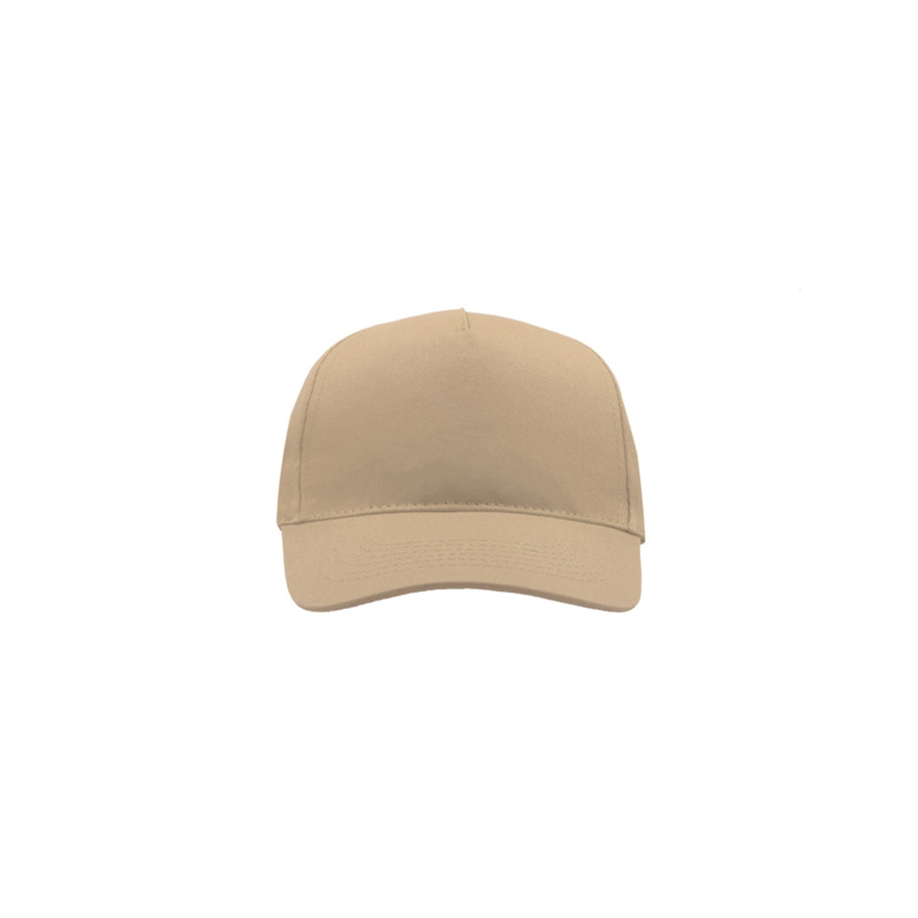 Khaki - Side - Atlantis Start 5 Panel Cap (Pack of 2)