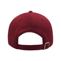 Burgundy - Side - Atlantis Sport Sandwich 6 Panel Baseball Cap (Pack of 2)
