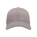 Light Grey - Back - Atlantis Sport Sandwich 6 Panel Baseball Cap (Pack of 2)