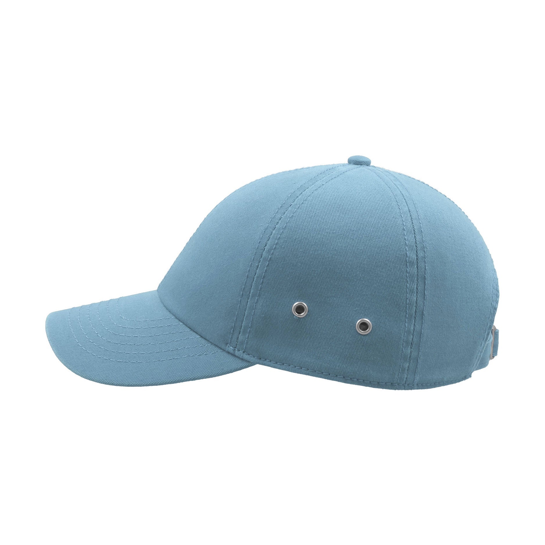 Light Blue - Pack Shot - Atlantis Action 6 Panel Chino Baseball Cap (Pack of 2)