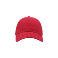 Red - Front - Atlantis Action 6 Panel Chino Baseball Cap (Pack of 2)