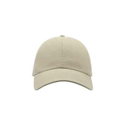 Stone - Front - Atlantis Action 6 Panel Chino Baseball Cap (Pack of 2)