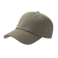 Olive - Front - Atlantis Action 6 Panel Chino Baseball Cap (Pack of 2)