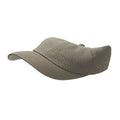 Olive - Side - Atlantis Action 6 Panel Chino Baseball Cap (Pack of 2)