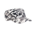 Camo White - Back - Atlantis Chino Cotton Uniform Military Cap (Pack Of 2)