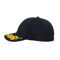 Navy - Side - Atlantis Winner Laurel Embroidered Cap (Pack Of 2)