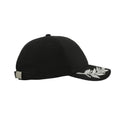 Black - Side - Atlantis Winner Laurel Embroidered Cap (Pack Of 2)