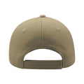 Khaki - Side - Atlantis Liberty Five Heavy Brush Cotton 5 Panel Cap (Pack Of 2)