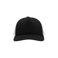 Black - Pack Shot - Atlantis Record Mid Visor 5 Panel Trucker Cap (Pack of 2)