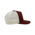 Burgundy - Lifestyle - Atlantis Record Mid Visor 5 Panel Trucker Cap (Pack of 2)