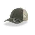 Olive - Front - Atlantis Unisex Case Pigment Dyed 6 Panel Trucker Cap