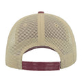 Burgundy - Side - Atlantis Unisex Case Pigment Dyed 6 Panel Trucker Cap