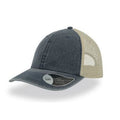 Navy - Front - Atlantis Unisex Case Pigment Dyed 6 Panel Trucker Cap