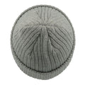 Grey Melange - Back - Atlantis Unisex Docker Short Beanie With Turn Up