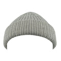 Grey Melange - Side - Atlantis Unisex Docker Short Beanie With Turn Up