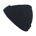 Navy Melange - Front - Atlantis Unisex Docker Short Beanie With Turn Up