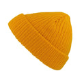 Yellow - Front - Atlantis Unisex Docker Short Beanie With Turn Up