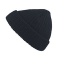 Navy - Front - Atlantis Unisex Docker Short Beanie With Turn Up