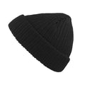 Black - Front - Atlantis Unisex Docker Short Beanie With Turn Up