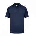 Navy - Front - Casual Classic Mens Premium Triple Stitch Polo