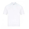 White - Front - Casual Classic Mens Premium Triple Stitch Polo