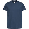 Navy - Front - Stedman Childrens-Kids Classic Organic T-Shirt