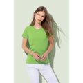 Kiwi Green - Back - Stedman Womens-Ladies Classic Organic T-Shirt