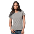 Heather Grey - Back - Stedman Womens-Ladies Classic Organic T-Shirt