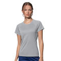 Silver Grey - Back - Stedman Womens Active Raglan T-Shirt