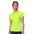 Cyber Yellow - Back - Stedman Womens Active Raglan T-Shirt
