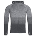 Light Grey Transition - Front - Stedman Mens Active Seamless Raglan Jacket