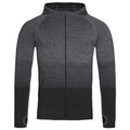 Dark Grey Transition - Front - Stedman Mens Active Seamless Raglan Jacket