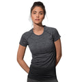 Dark Grey Transition - Back - Stedman Womens-Ladies Active Seamless Raglan Flow T-Shirt