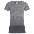 Light Grey Transition - Front - Stedman Womens-Ladies Active Seamless Raglan Flow T-Shirt
