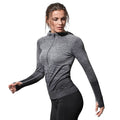 Light Grey Transition - Back - Stedman Womens-Ladies Active Seamless Raglan Jacket