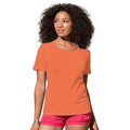 Salmon Pink - Back - Stedman Womens-Ladies Stars T-Shirt