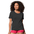 Black Opal - Back - Stedman Womens-Ladies Stars T-Shirt