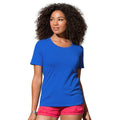 Bright Royal Blue - Back - Stedman Womens-Ladies Stars T-Shirt