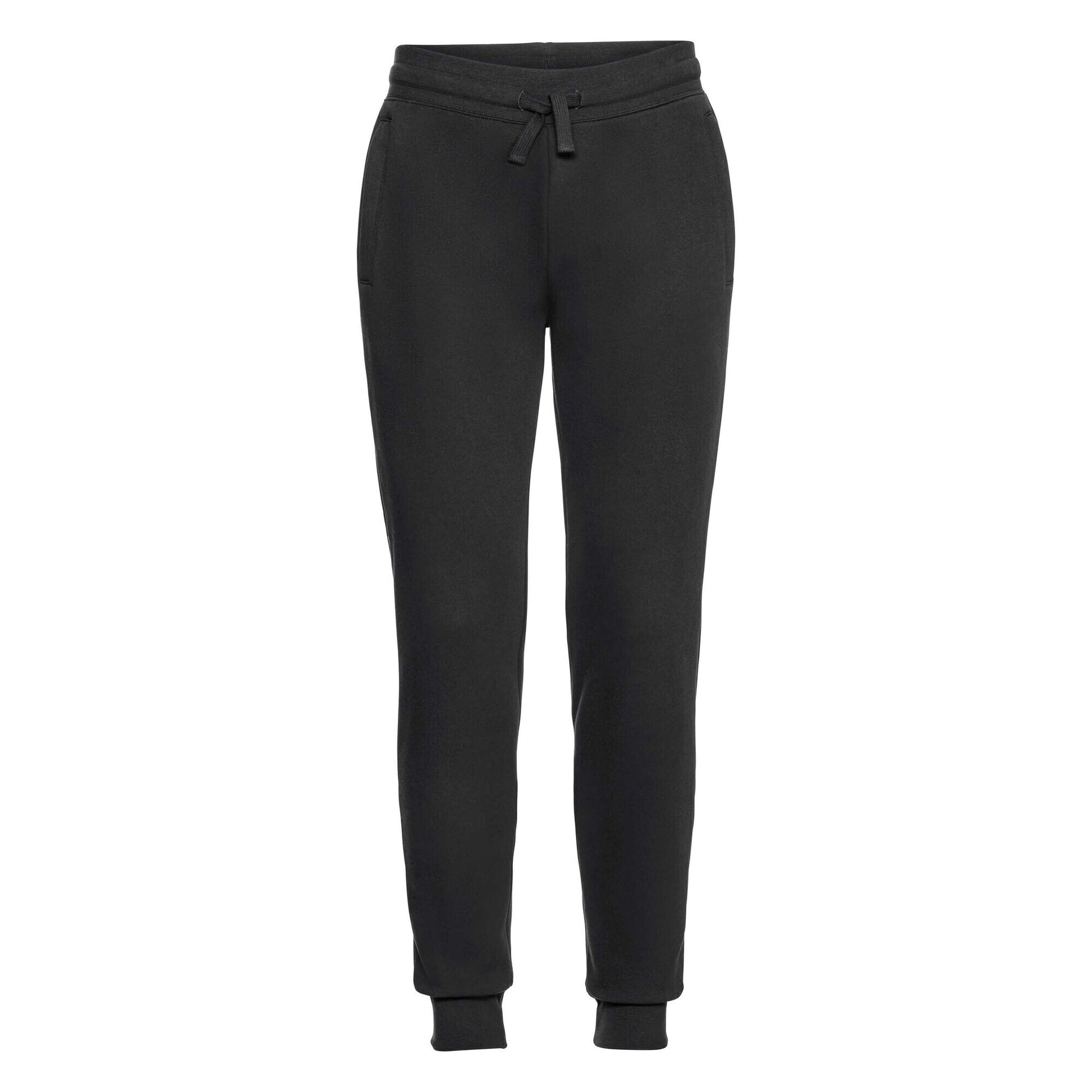 Black - Front - Russell Mens Authentic Jogging Bottoms