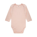 Light Pink - Front - Casual Classics Baby Long-Sleeved Bodysuit