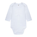 White - Front - Casual Classics Baby Long-Sleeved Bodysuit